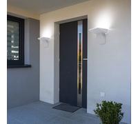 Lampada Da Esterno Lampada Da Parete IP44 Bianca Per Balcone Set Di 2 Con 1x LED