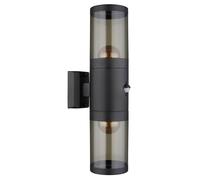 Globo Lighting Xeloo lampada da parete per esterni 2x60 W nero-fumé 32014-2BSS
