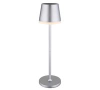 Lampada da esterno Lampada da tavolo Lampada da giardino LED a 2 vie orientabile Argento H 41 cm