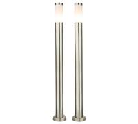 2er Set Esterno Steh Supporto Lampada Luce IP44 Veranda Terrazza Illuminazione