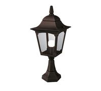 Lampada da esterno lampada da terra lampada da giardino lampada da percorso H 50 cm vetro ALU nero E27