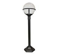 Lampada da esterno lampada da terra luce palla da giardino lampada da percorso H 106 cm Nero