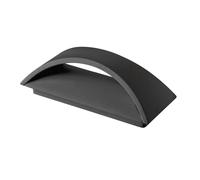 lampada da esterno parete facciata esterna led 8 watt bianco naturale grafite