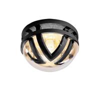 Lampada da esterno plafoniera lampada da parete ALU pressofusa grafite 1 fiamma IP54