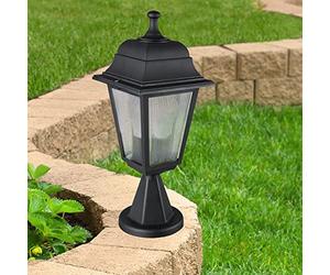 Lampada da Esterno Portatile Lampada a Lanterna con Protezione IP44 Impermeabile - Nero
