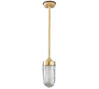 Lampada Da Esterno Robusta MARIOS In Ottone E Vetro E27 Per Terrazza E Balcone