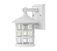 Lampada Da Esterno Vintage Bianca E27 IP44 Alta 23,8 Cm Per Parete Terrazza