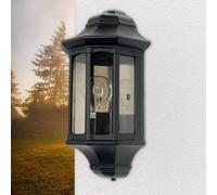 Lampada Da Esterno Vintage REGINA In Alluminio Nero IP44