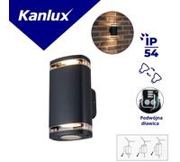 Lampada da facciata W EL 2GU10 B 1xmax 10W IP54 ZEVI 38886