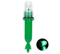 Lampada da faro LED per pesca notturna, controllo intelligente della luce, impermeabile IP65, rilevatore subacqueo, lampada sommergibile per barca, esca di pesce, esca (verde)