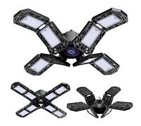 Lampada da Garage a Led, 150W luce del garage, led plafoniera a laboratorio a regolabile, illuminazione 6000k E26 con multipli pannelli regolabili 15000 LM, cantina del workshop,P8