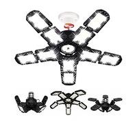 Lampada da Garage a Led, 180w luce, circolina led plafoniera a laboratorio a led regolabile, illuminazione 6000k E26 con multipli pannelli regolabili 18000 LM, cantina del workshop,P9