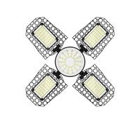 Lampada da garage a LED E27 Faretto Proiettore Lampada a LED pieghevole for illuminazione industriale Lampadina da magazzino for officina 200W 300W 400W(300w Cool White)
