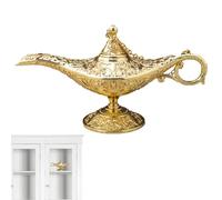Lampada da genio magico, vaso da collezione arabo, stile classico , accessorio di scena decorativo raro per la camera degli adolescenti, regalo di Natale, regalo, ornamento, scaffale per la