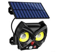 Lampada da giardino a energia solare, lampada da parete per esterni con sensore automatico dal tramonto all'alba, decorazione da cortile resistente alle intemperie, grazioso paesaggio con animali