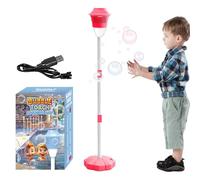 Lampada Da Giardino A Forma Di Bolla, Macchina Per Bolle Di Sapone A Forma Dis Torcia Con Luce E Musica, Ricaricabile Macchina Per Bolle Dis Sapone Automatico, Ideale Pers Ritrovi All'aperto