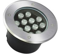 Lampada da Giardino a LED, Luce da Esterno a LED da 24 V - Faretto da Incasso Impermeabile IP67, Lampada Rotonda per Esterni per Cortili, Giardini e terrazze, Luce Bianca Calda 6 W, Perfetta