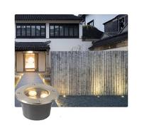Lampada da Giardino a LED, luci da Giardino a LED da 9W - Faretti da Esterno Impermeabili IP67 per Giardino e Cortile, faretti da Incasso per edilizia residenziale, soluzioni di illuminazion