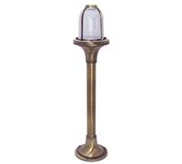 Lampada Da Giardino Elegante In Ottone H:62Cm IP54 Illuminazione Del Percorso