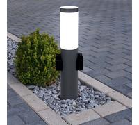 Lampada da Giardino Esterni Prese LED Percorso Chiodi Piantana Antracite