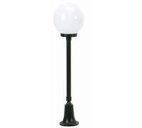 Lampada Da Giardino Esterno 77Cm Sfera Ombrello E27 Nero Bianco Ingresso