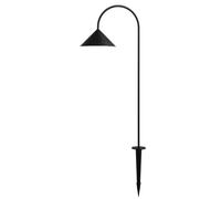 Frandsen Lampada da Giardino Grasp LED ricaricabile con picchetto 82 cm IP44 Nero opaco