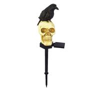 Lampada da giardino Halloween a forma di corvo lampada impermeabile da esterno e