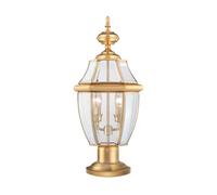 Lampada Da Giardino Lampada Da Esterno 57Cm Ottone Classica Lampione [EEK: Non valutato]