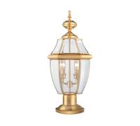 Elstead Lighting Newbury lampada da terra per esterni 2x60 W ottone QZ-NEWBURY3-L-PB