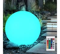 Lampada Da Giardino LED RGB Con Picchetto, Illuminazione Rotonda Bianca