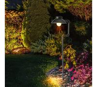 Lampada Da Giardino LED Solare Con Picchetto Retro Design Per Esterni Balcone