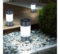 Lampada Da Giardino LED Solare Lampada Da Percorso Set Di 3