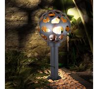 Lampada da Giardino Piantana a Sfera Terrazzi Luce per Esterni Cortile 45 CM [EEK: Non valutato]