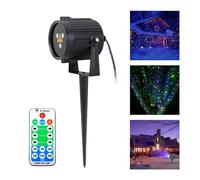 Lampada da giardino RGB for cielo stellato remoto IP65 for esterni for Natale DJ Party Home Yard Garden Stage Show Proiettore Lampade paesaggistiche