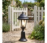 Lampada Da Giardino Rustica ELEANOR 44Cm IP44 Nera Per Terrazza