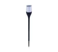 Lampada Da Giardino Solar 36 Cm Nera Grigia Inclusa Batteria