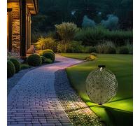 Lampada Da Giardino Solare Con Picchetto Orientale In Argento LED