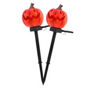Lampada da giardino solare di Halloween da 2 pezzi Lampada da palo per esterni