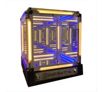 Lampada da gioco elettrica, atmosfera spaziale quadridimensionale, portatile, ornamento dell'abisso per i consumatori di scienza da tavolo, C