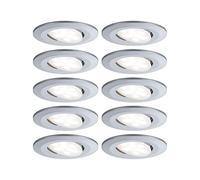 PLM 99925 - Lampada da incasso LED Calla 10 x 6,5 W, 4000 K, cromo