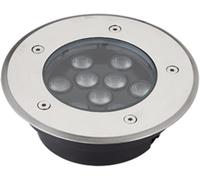 Lampada da incasso a LED ultrasottile da esterno IP67 impermeabile con vetro temperato - Ampia tensione AC85-265V for illuminazione di vialetti, giardini, sentieri(Cold White 6000k,9W 150*50mm)