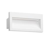 ledscom.de Lampada da incasso a parete a LED NOLA, downlight per esterni, IP54 opaco, 140 x 70 mm, bianco caldo