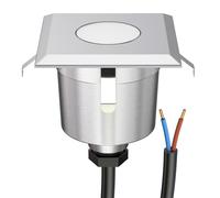 Lampada da incasso a pavimento a LED AGENA per esterni IP65 in acciaio inox
