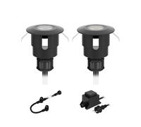 Lampada da incasso a pavimento a LED ATRIA per esterni IP65 nero rotondo 40mm Ø