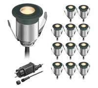 Lampada da incasso a terra a LED BINO per esterni antracite IP67 32mm Ø bianco