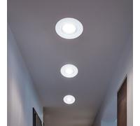 Lampada da Incasso Faretti Soffitto Luci Montaggio Bianco LED 3er Set