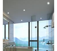 Lampada da Incasso Lampada Spot Plafoniera Luce Mobile Metallo 1x LED 2er Set