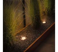 Lampada da incasso per pavimento a LED Paulmann 94732, Ø 11 cm, acciaio Paulmann