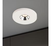 Lampada da Incasso Plafoniera Faretto LED Gesso Bianco Faretto da Soffitto Cromo
