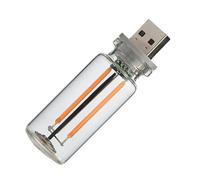 Lampada da interni auto anni '90 | Retro USB Night Light Touch Control | Interfaccia automobilistica di ricarica lampade notturne, luce d'atmosfera USB per auto, design unico della bottiglia per